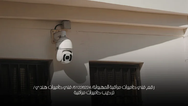 رقم فني كاميرات مراقبة المهبولة/ 51226224/ فني كاميرات هندي / تركيب كاميرات مراقبة