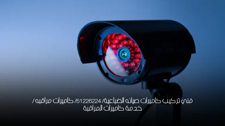 فني تركيب كاميرات صيانه الضباعية/ 51226224/ كاميرات مراقبه / خدمة كاميرات المراقبة